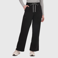 Elan High Waisted Wide-Leg Scrub Pant