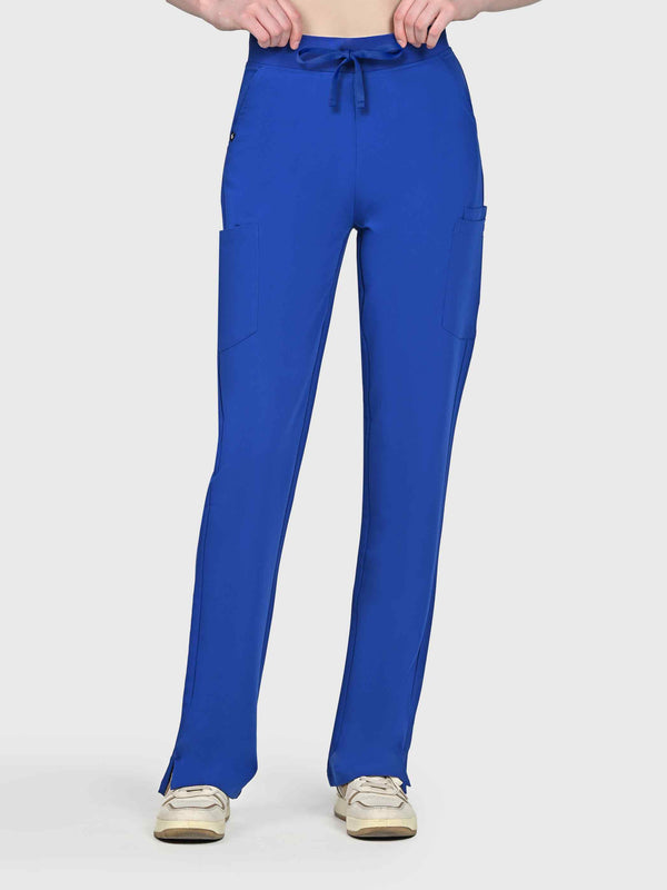 Sleek Eight-Pocket Slim Scrub Pant