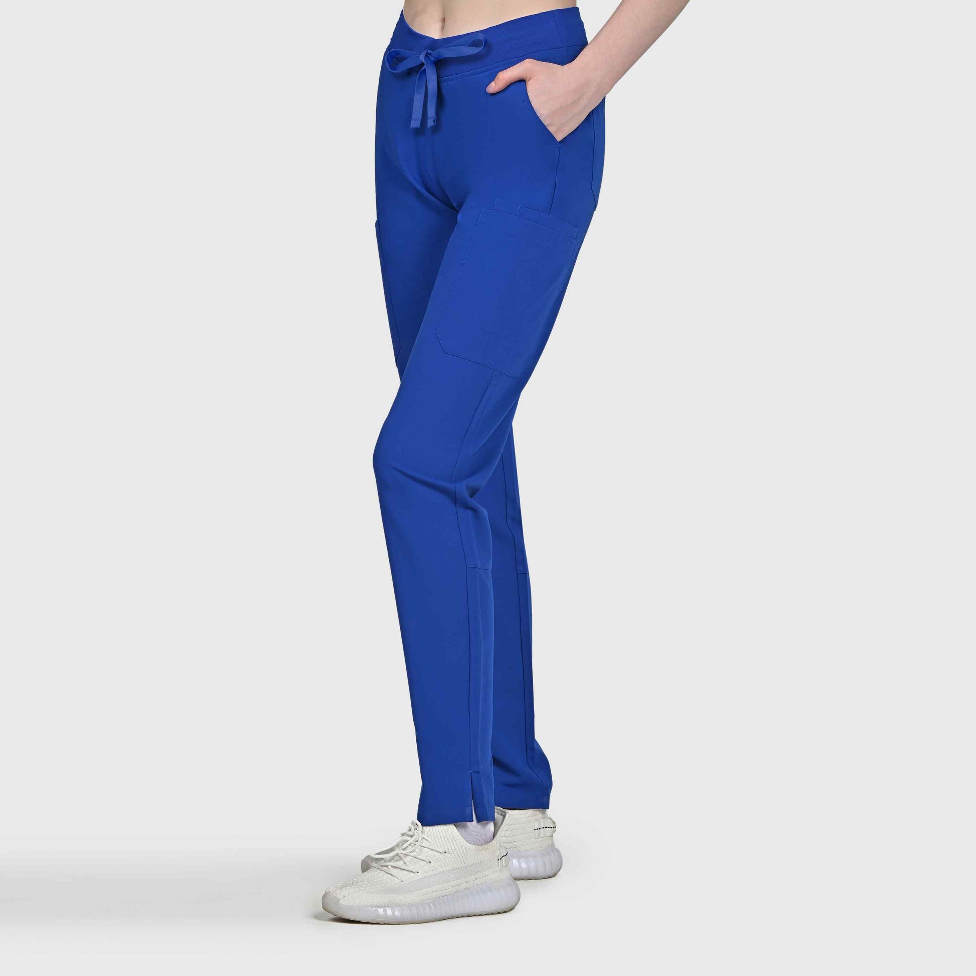 Sleek Eight-Pocket Slim Scrub Pant