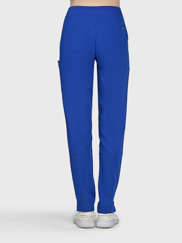 Sleek Eight-Pocket Slim Scrub Pant