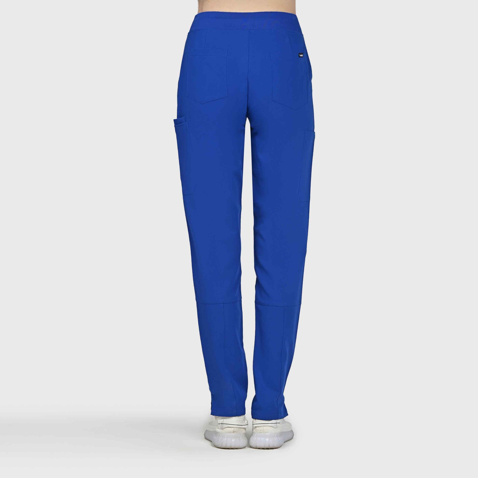 Sleek Eight-Pocket Slim Scrub Pant