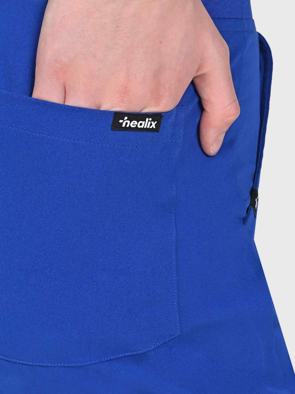 Sleek Eight-Pocket Slim Scrub Pant