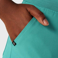 Sleek Eight-Pocket Slim Scrub Pant