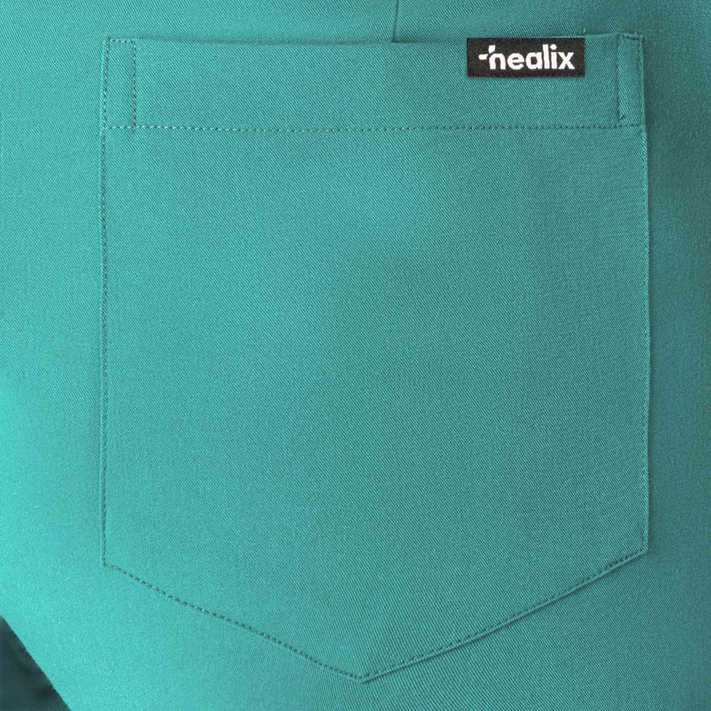 Sleek Eight-Pocket Slim Scrub Pant