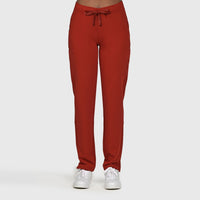 Sleek Eight-Pocket Slim Scrub Pant