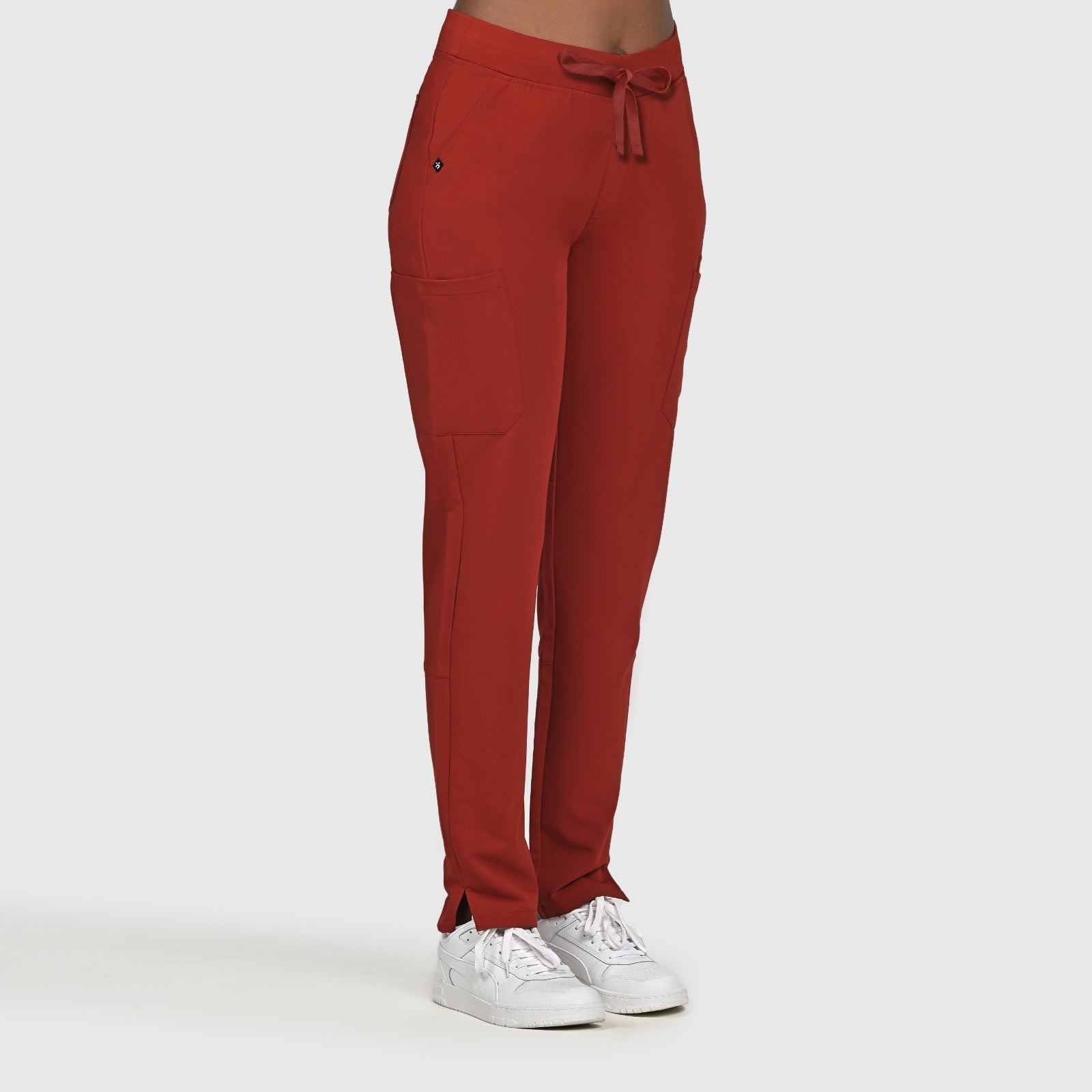 Sleek Eight-Pocket Slim Scrub Pant