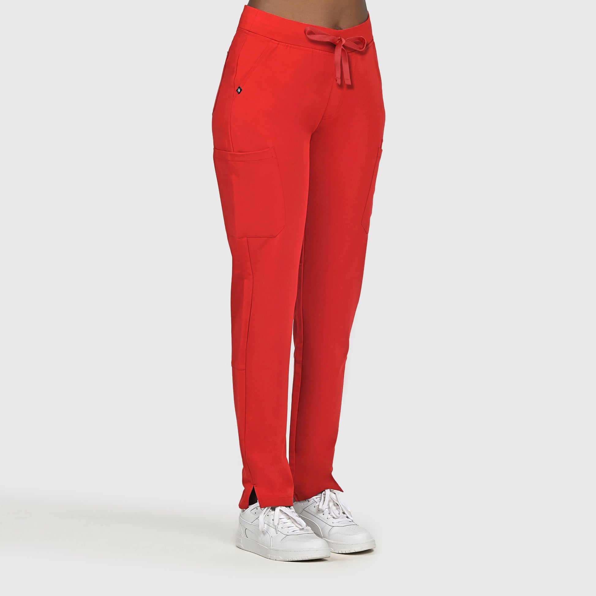 Sleek Eight-Pocket Slim Scrub Pant