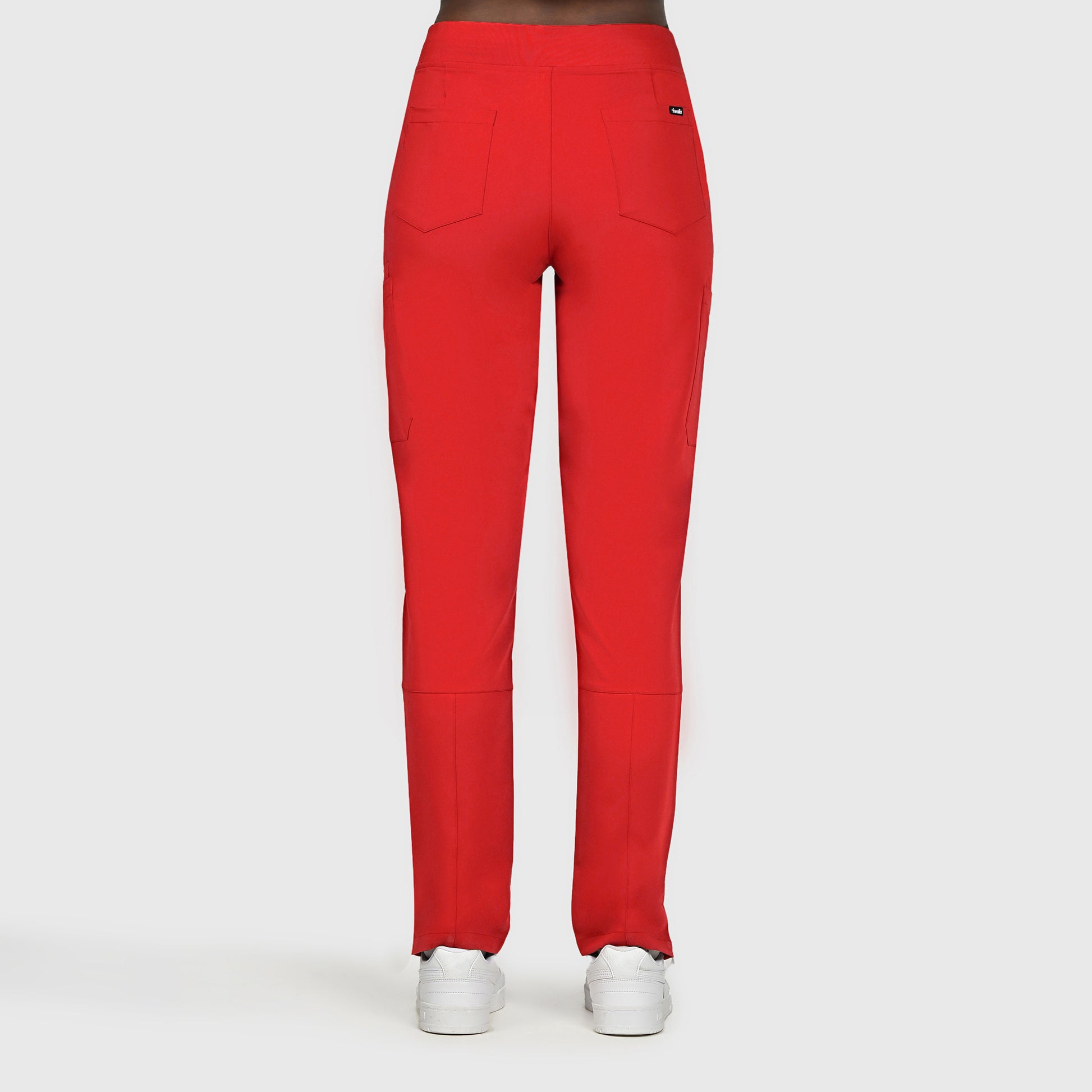 Sleek Eight-Pocket Slim Scrub Pant