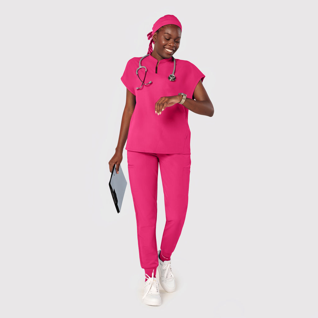 High Waisted Flex Nine-Pocket Jogger Scrub Pant