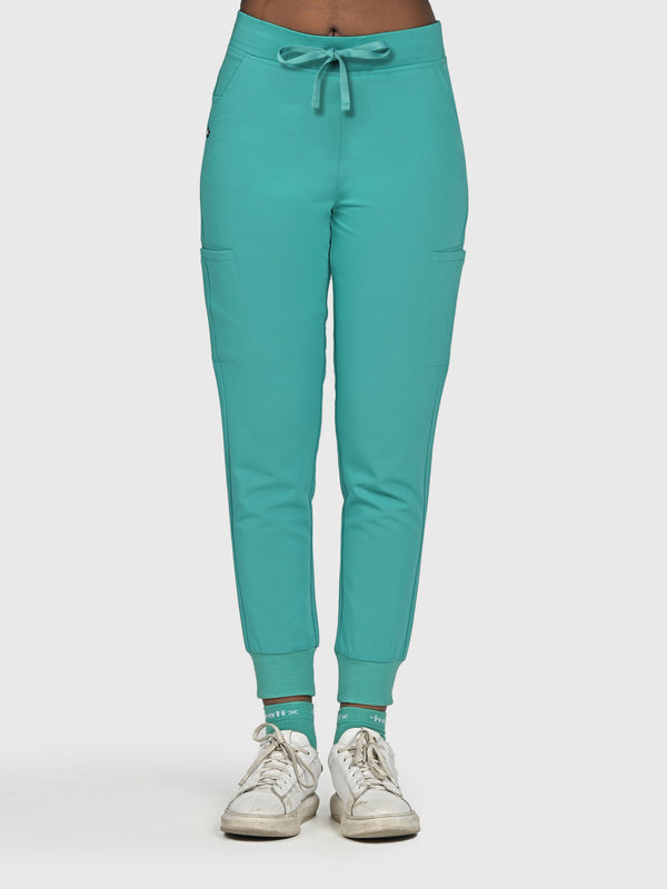 High Waisted Flex Nine-Pocket Jogger Scrub Pant