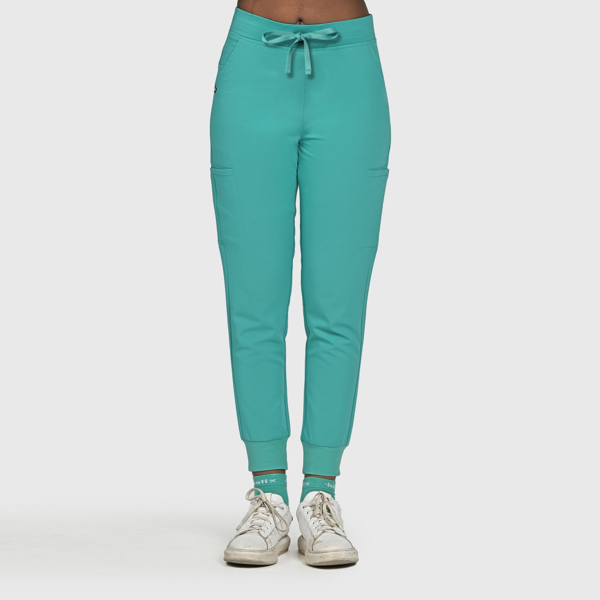 High Waisted Flex Nine-Pocket Jogger Scrub Pant