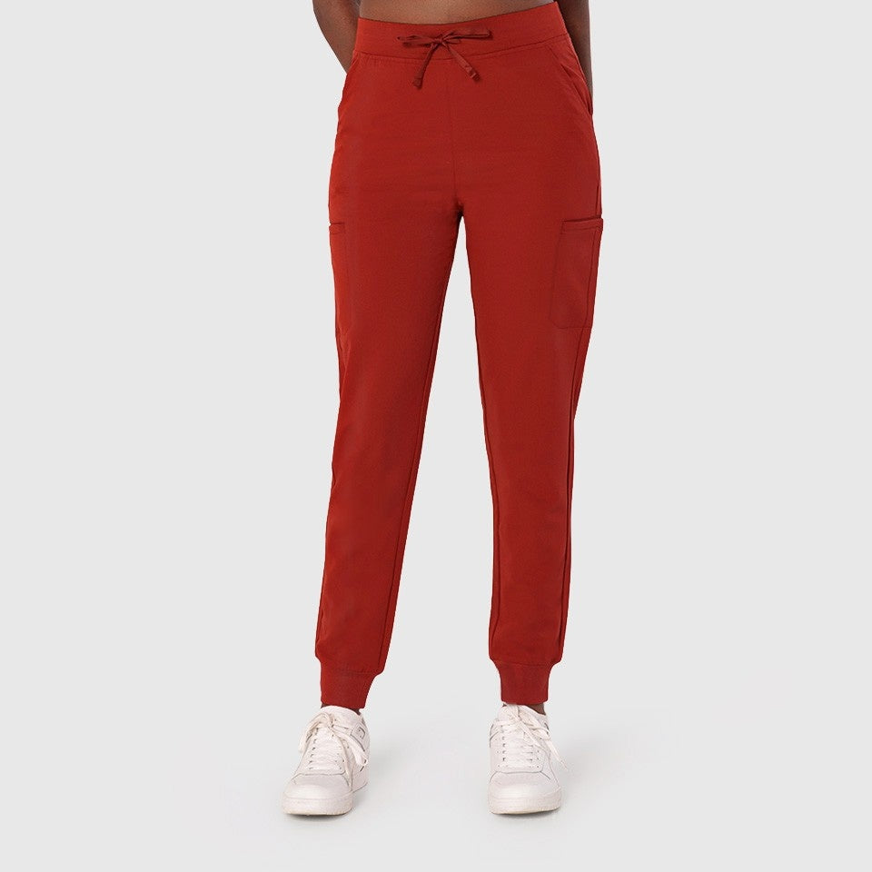 High Waisted Flex Nine-Pocket Jogger Scrub Pant