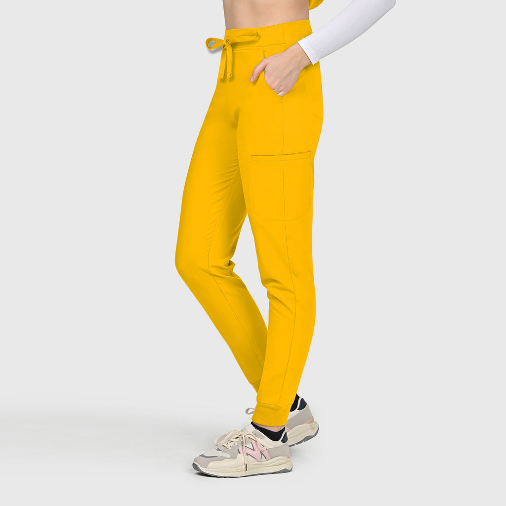 High Waisted Flex Nine-Pocket Jogger Scrub Pant