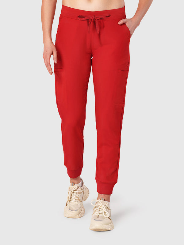 Zing Nine-Pocket Jogger Scrub Pant