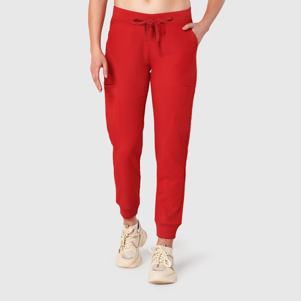 Zing Nine-Pocket Jogger Scrub Pant
