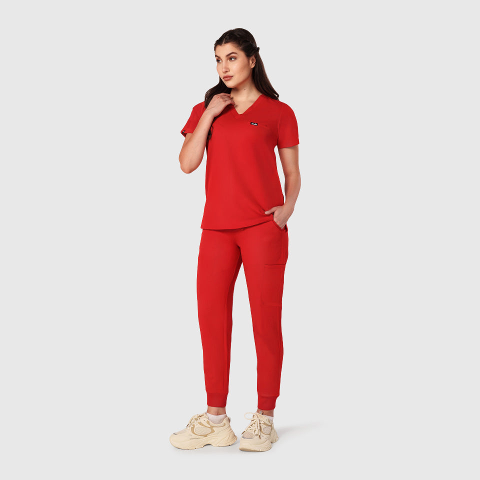 Zing Nine-Pocket Jogger Scrub Pant