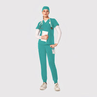 Zing Nine-Pocket Jogger Scrub Pant
