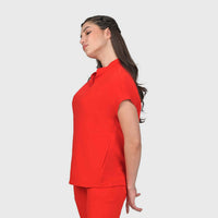 Float Oversized Scrub Top