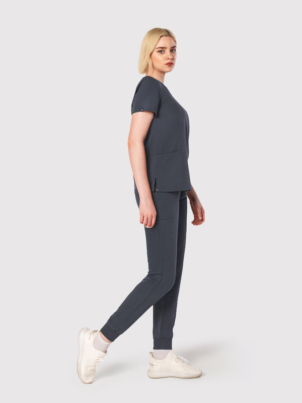 Zing Nine-Pocket Jogger Scrub Pant