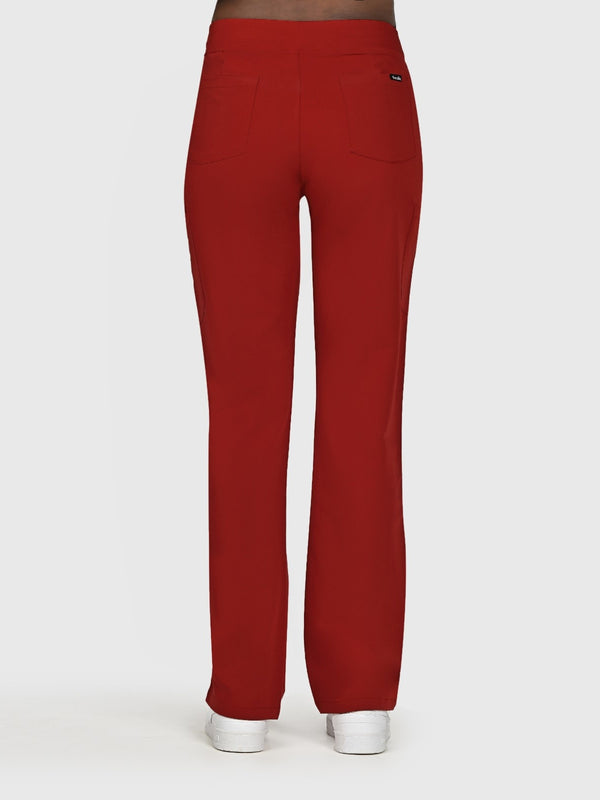 High Waisted Rise Ten-Pocket Cargo Scrub Pant