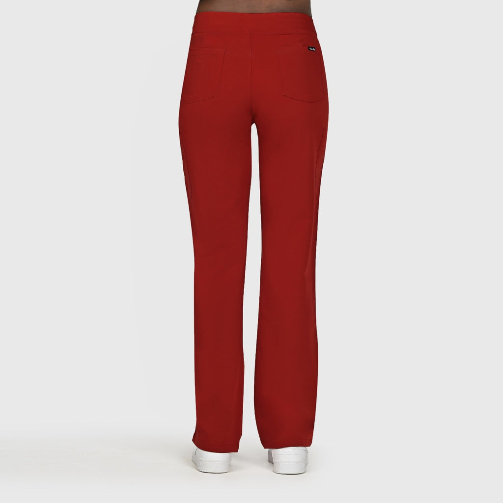 High Waisted Rise Ten-Pocket Cargo Scrub Pant