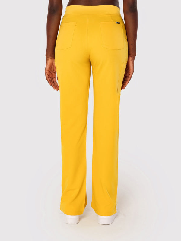 High Waisted Rise Ten-Pocket Cargo Scrub Pant