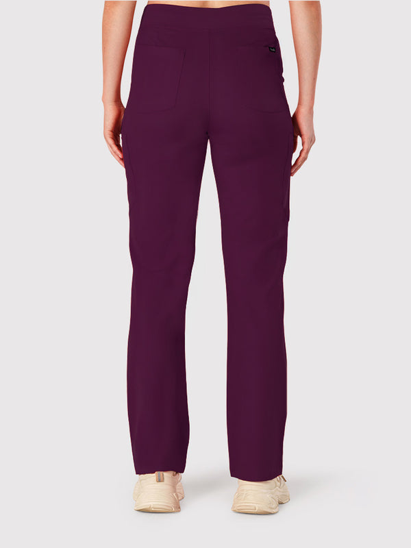 High Waisted Rise Ten-Pocket Cargo Scrub Pant