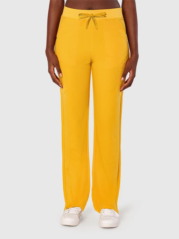 High Waisted Rise Ten-Pocket Cargo Scrub Pant