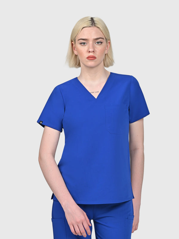Seam Two-Pocket Scrub Top