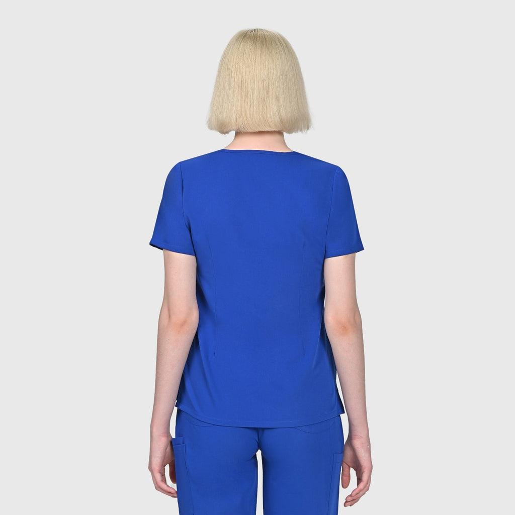 Seam Two-Pocket Scrub Top