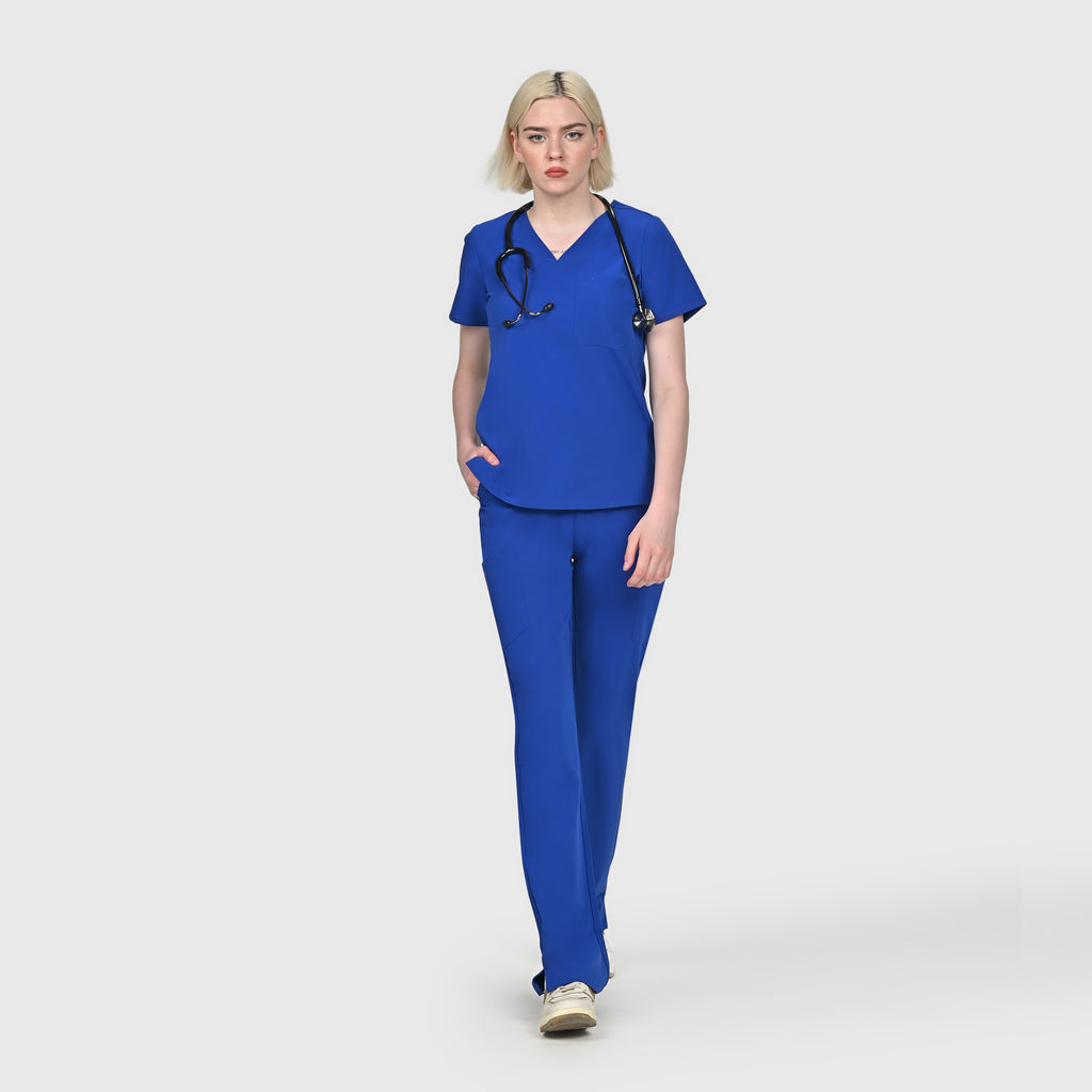 Seam Two-Pocket Scrub Top