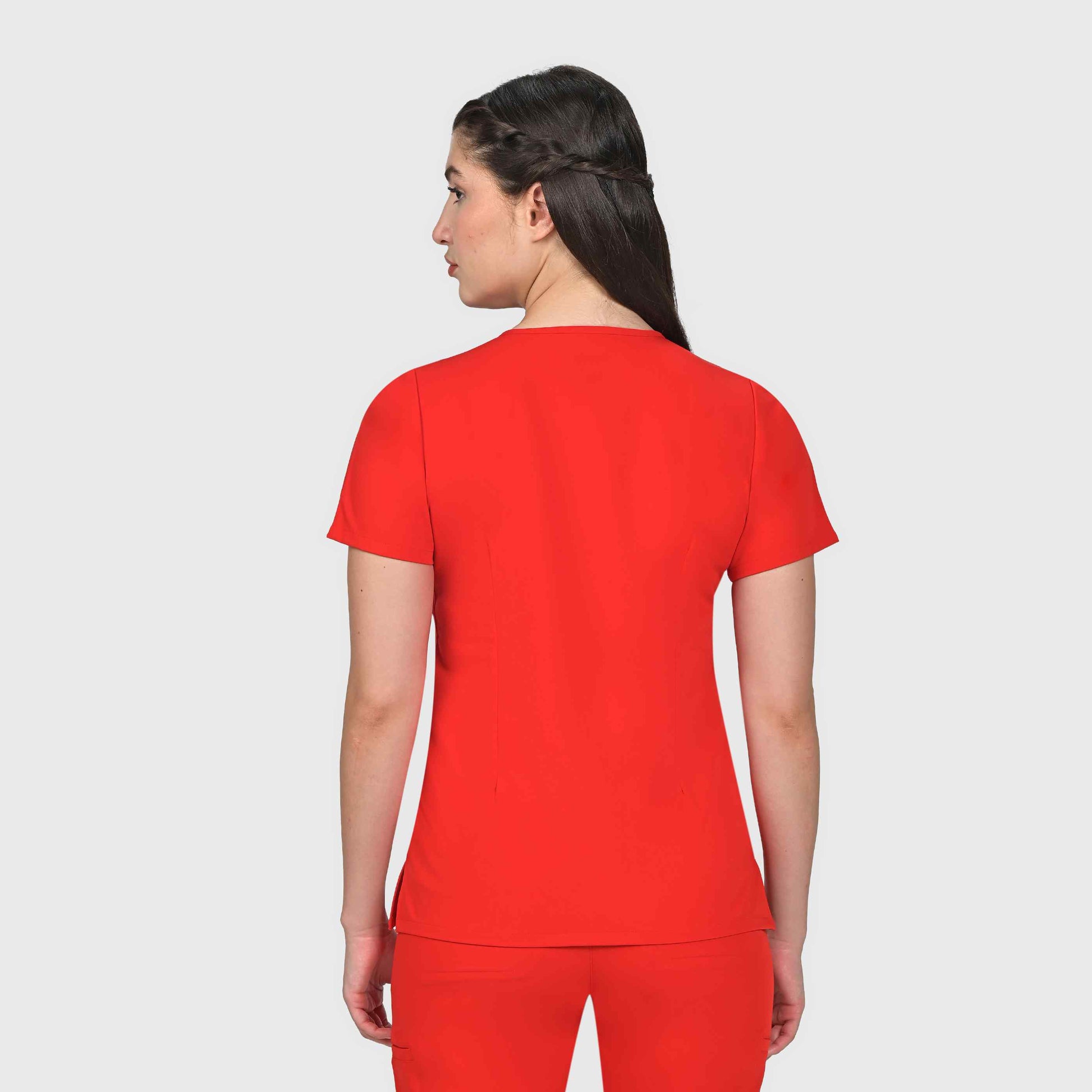 Seam Two-Pocket Scrub Top