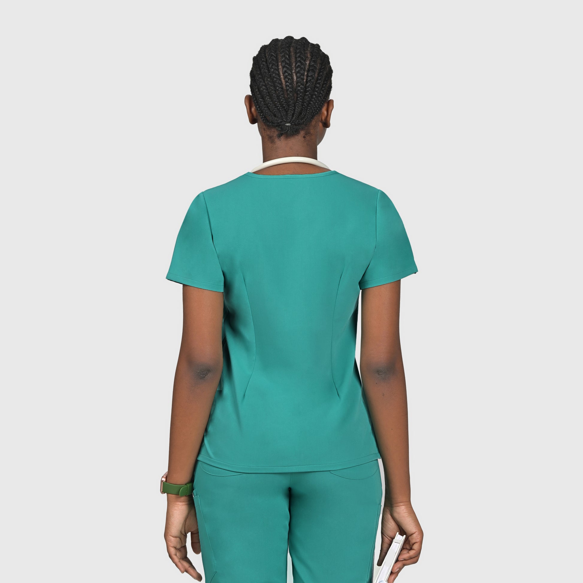 Seam Two-Pocket Scrub Top