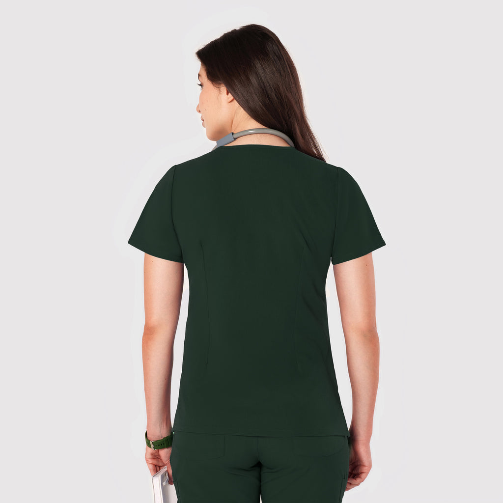 Seam Two-Pocket Scrub Top