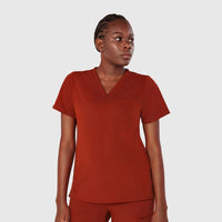 Seam Two-Pocket Scrub Top