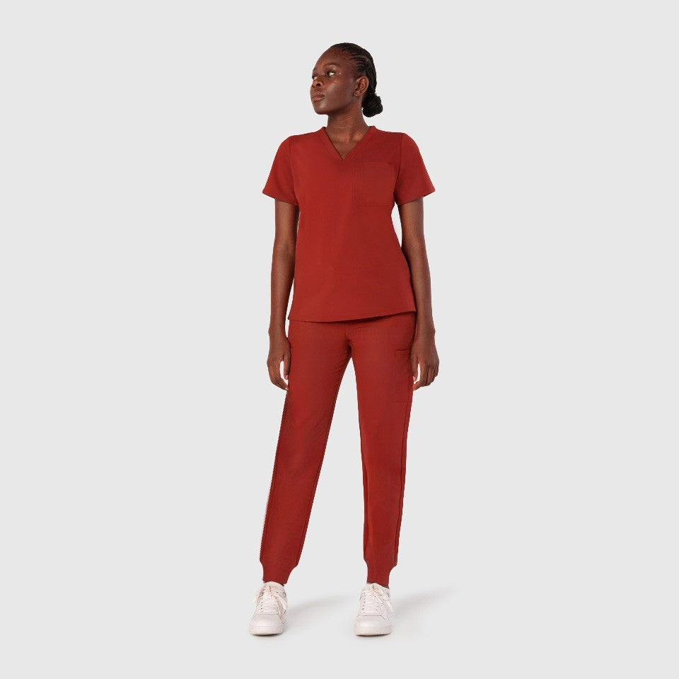 Seam Two-Pocket Scrub Top