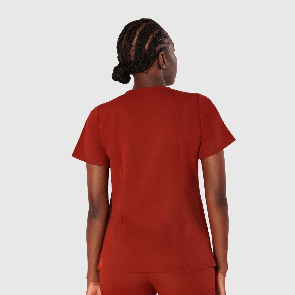 Seam Two-Pocket Scrub Top