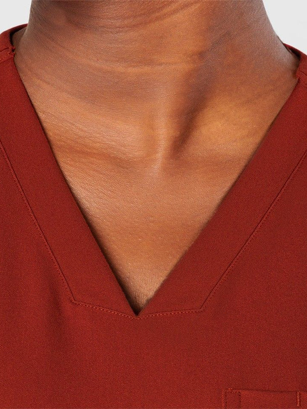 Seam Two-Pocket Scrub Top