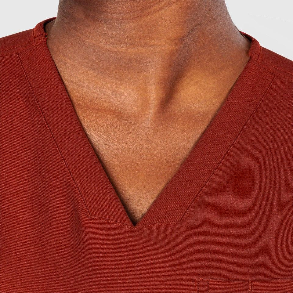 Seam Two-Pocket Scrub Top