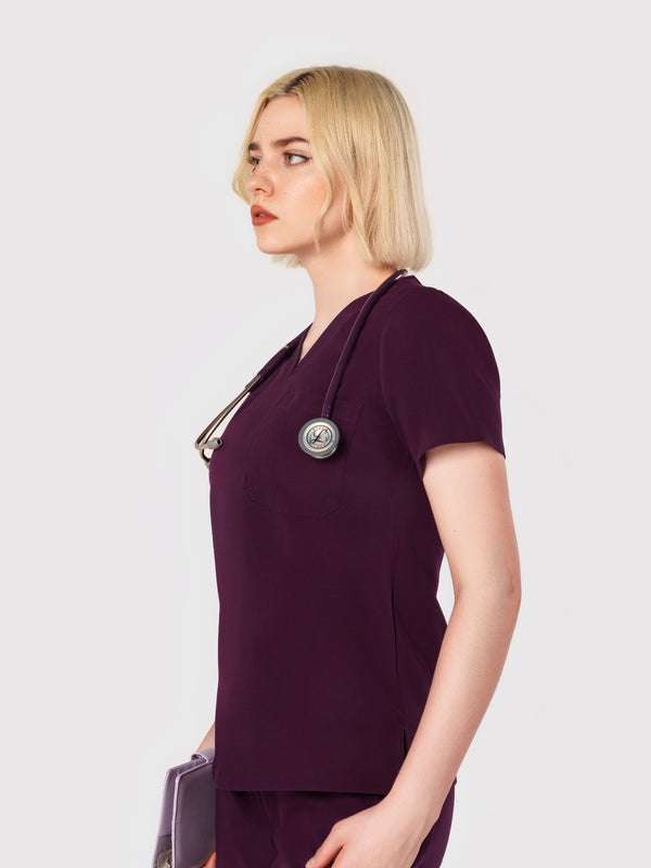 Seam Two-Pocket Scrub Top