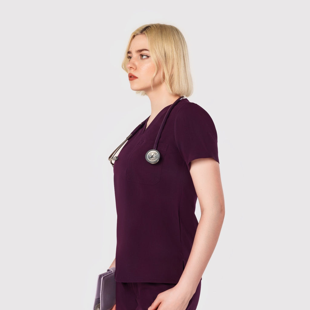 Seam Two-Pocket Scrub Top