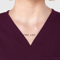 Seam Two-Pocket Scrub Top