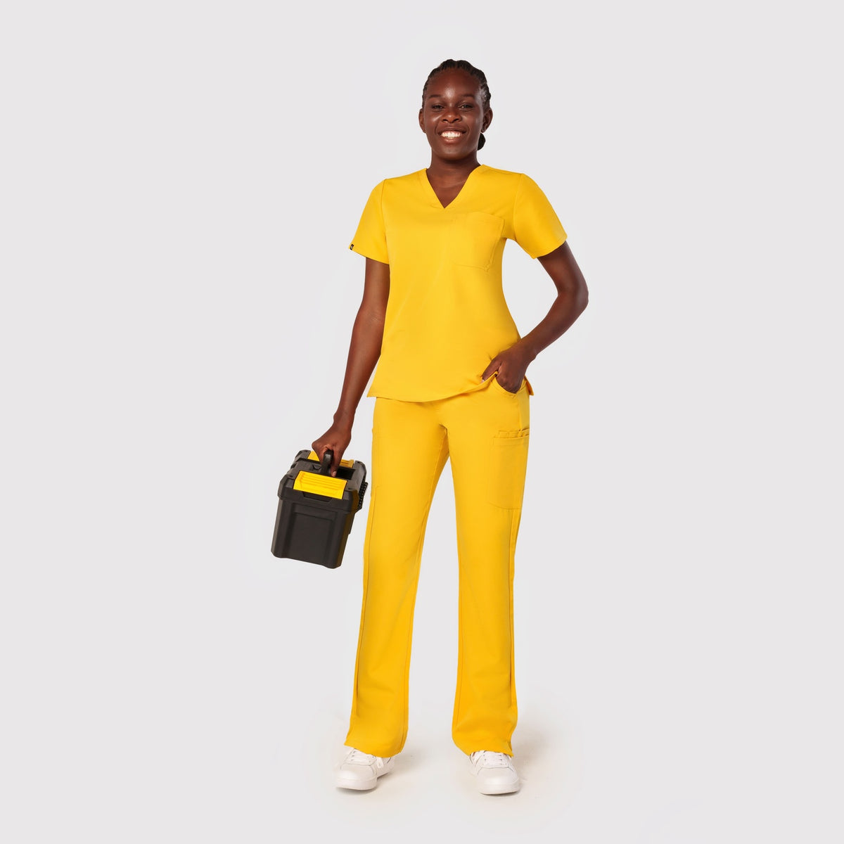 Seam Two-Pocket Scrub Top