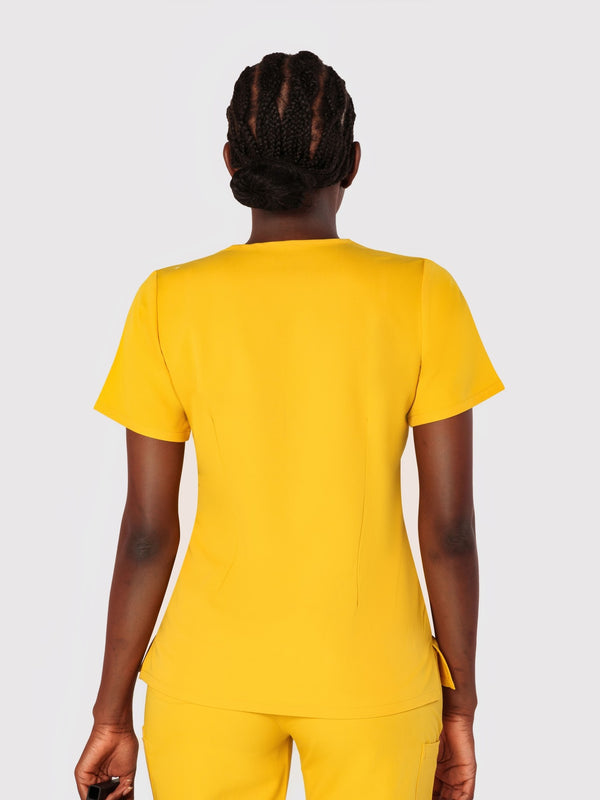 Seam Two-Pocket Scrub Top