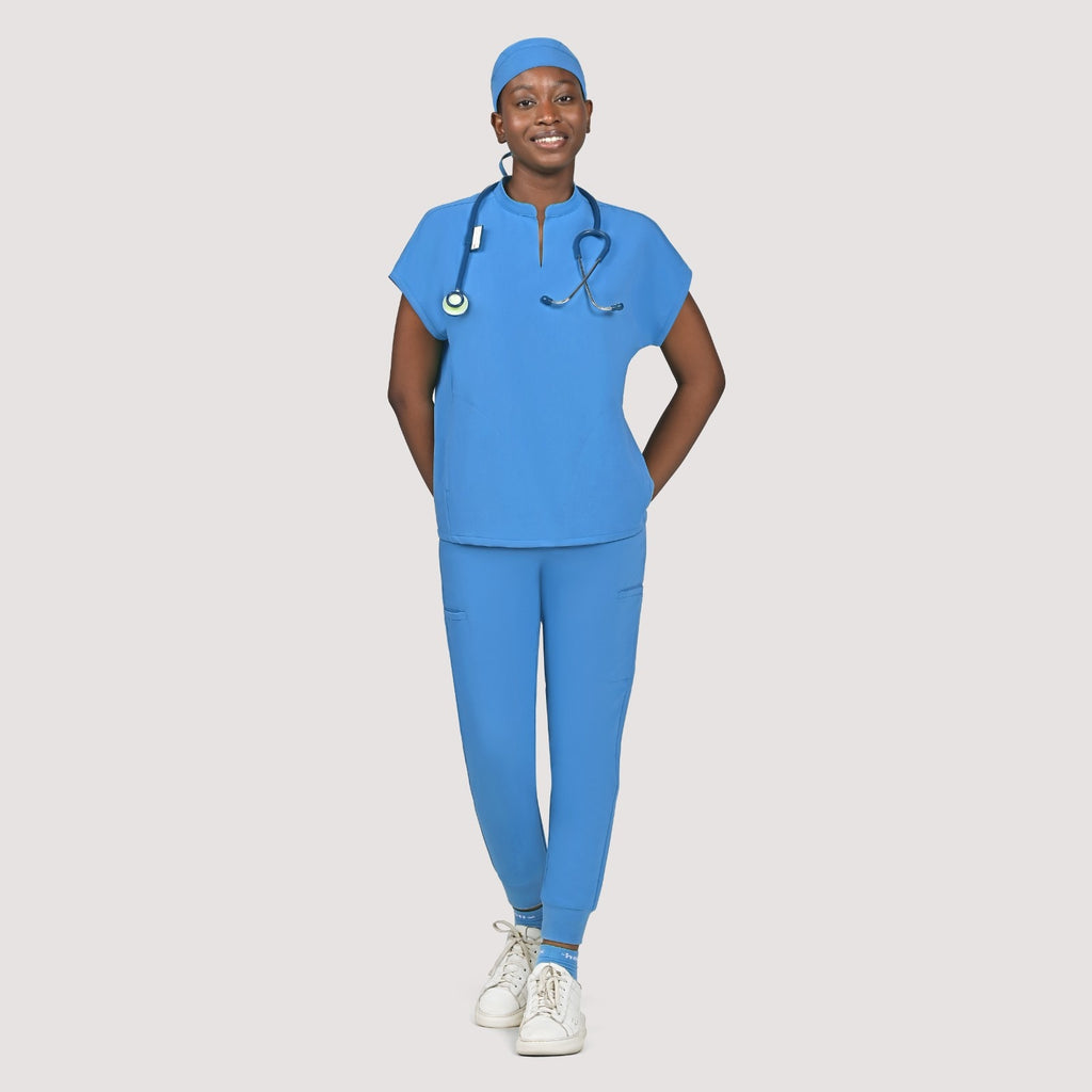 High Waisted Flex Nine-Pocket Jogger Scrub Pant