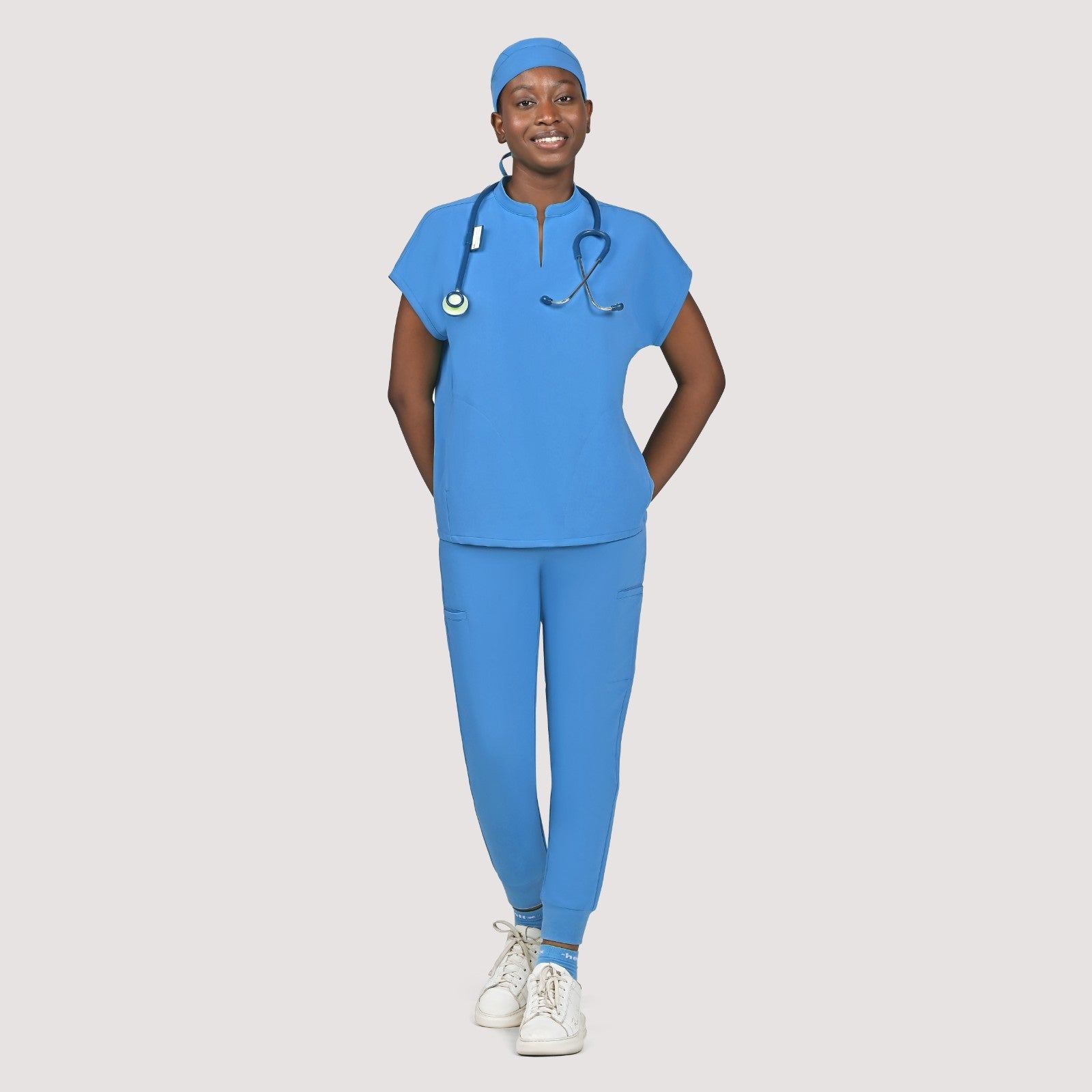 High Waisted Flex Nine-Pocket Jogger Scrub Pant