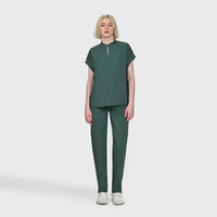 Sleek Eight-Pocket Slim Scrub Pant