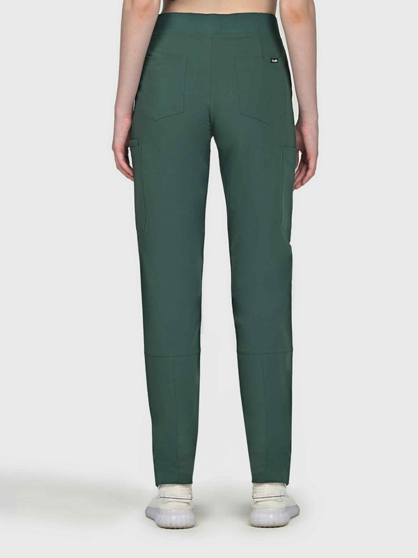 Sleek Eight-Pocket Slim Scrub Pant