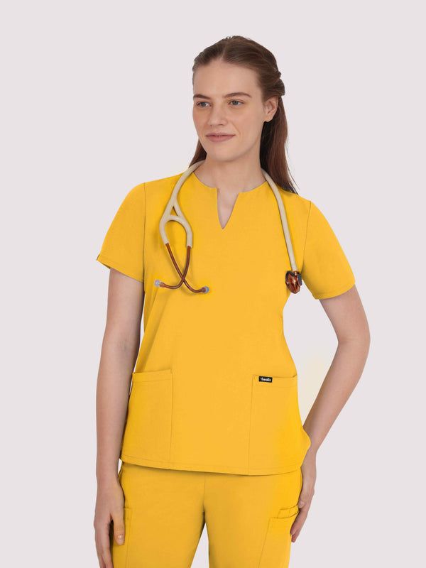 Nexa Six-Pocket Scrub Top