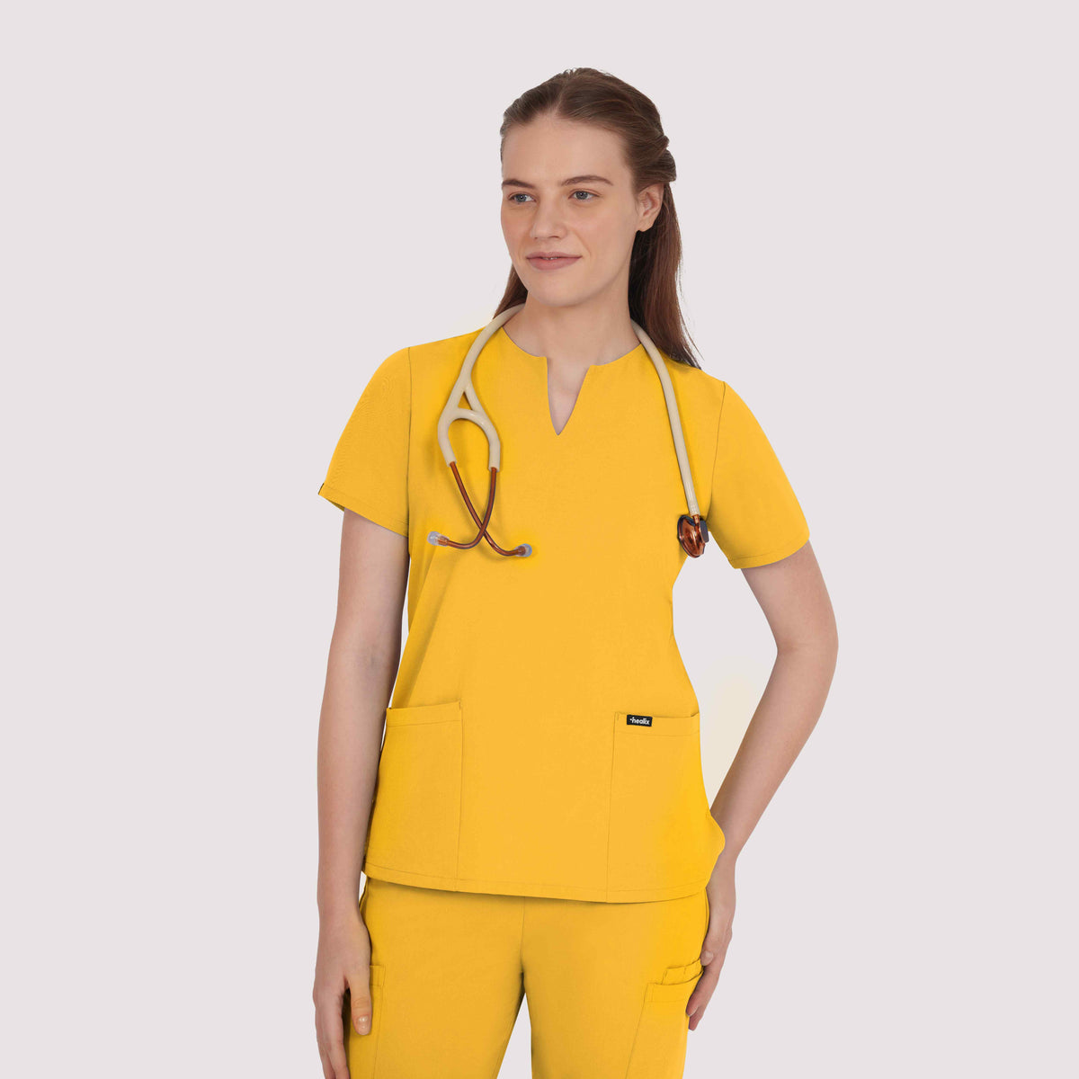 Nexa Six-Pocket Scrub Top